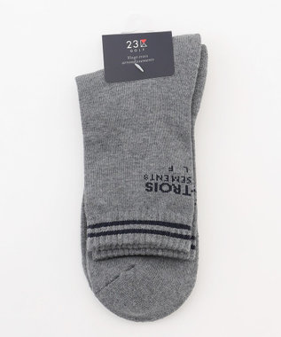 23区GOLF 【MEN】バックロゴレギュラーソックス　１８ｃｍ