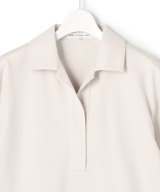 23区 【先行予約】コンパクトツイル スキッパー カットソー ベージュ系