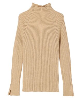 Green Parks ・Ｐｅｔｉｔ　Ｆｌｅｕｒ　ボトルネックリブニット Light Beige