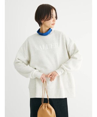 Green Parks 裏起毛ロゴプルオーバー Oatmeal