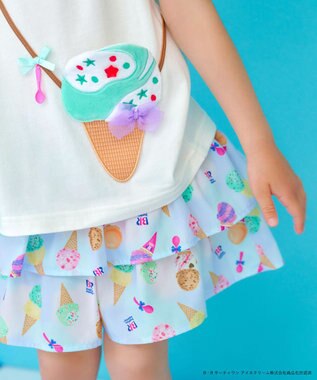 ANY KIDS 【any FAM×サーティワン アイスクリーム】フレーバー 総柄キュロット マルチ