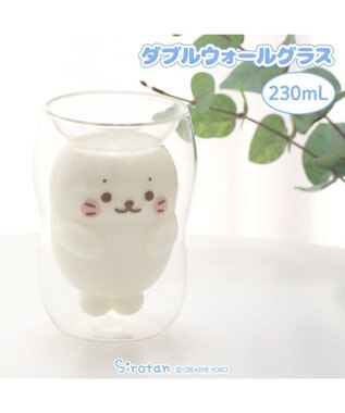 Mother garden しろたん ダブルウォールグラス 《ほっぺ》