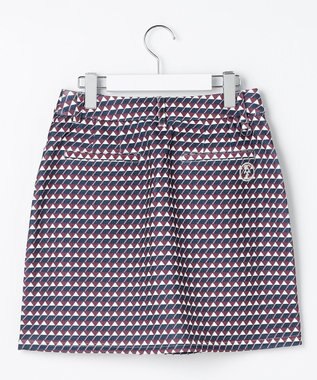 23区GOLF 【WOMEN】フラッグ総柄プリントストレッチスカート レッド系5