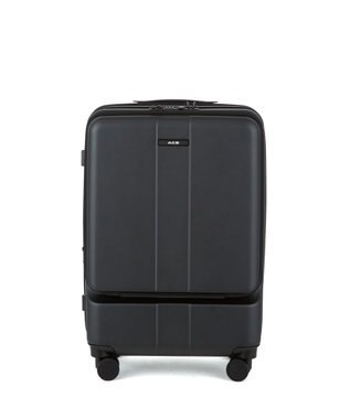 ACE BAGS & LUGGAGE ACE フォールズ スーツケー  4~5泊目安 フロントポケット・キャスターストッパー機能付き 06906 エース マットブラック