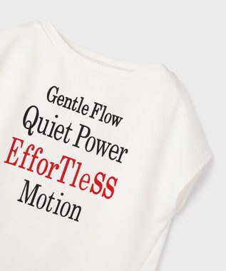 GRACE CONTINENTAL ルーズロゴTシャツ ホワイト