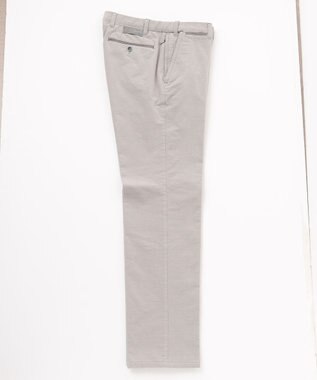 JOSEPH ABBOUD 【キングサイズ・ウエストも伸びる！/ストレッチ/暖かい/オーガニック】オーガニックカルゼストレッチ パンツ ライトグレー系