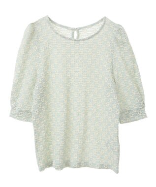 earth music&ecology ＳＥＴ２点フラワープルオーバー＋チュールビスチェ Mint