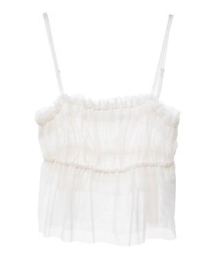 earth music&ecology ＳＥＴ２点フラワープルオーバー＋チュールビスチェ Mint