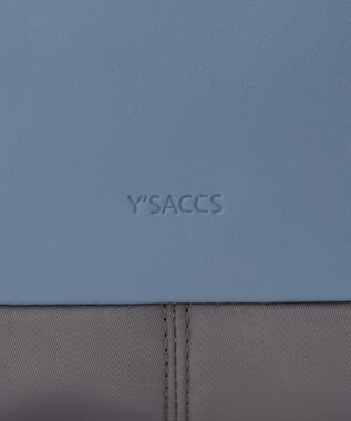 Y'SACCS 【ムック本掲載】ブロックモチーフリュックサック ブルー【web限定カラー】