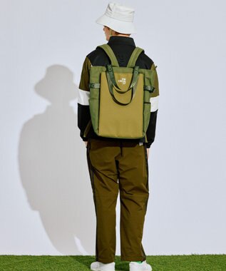 PW CIRCULUS 【MEN】カラーブロッキング プルオーバー ゴルフ ブラック系