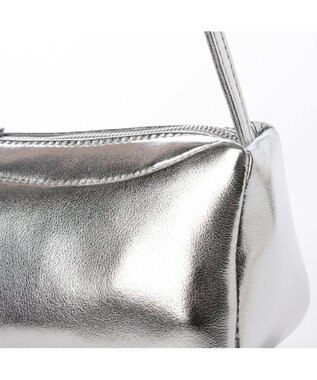 UNBILLION カシュカシュ cachecache / ミニキューブポーチ付きショルダー シルバー