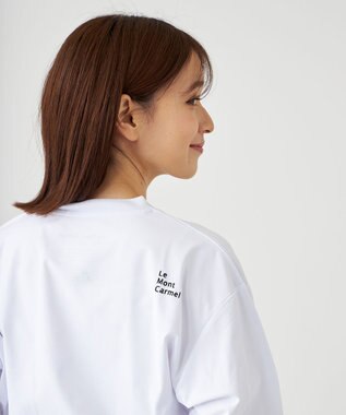 SHARE PARK LADIES 【UVカット・吸水速乾・ストレッチ・軽量 】刺繍ポケットＴシャツ（S・Mサイズ） アイボリー系