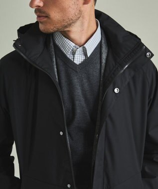 GOTAIRIKU 3シーズン対応【仕事で着用可】ラスタードビー  フーデッドブルゾン_無地(24年モデル) ブラック系8