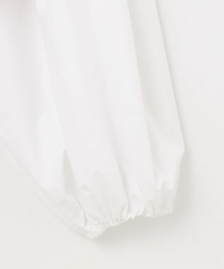 #Newans ウエストリボンショートブラウス ホワイト