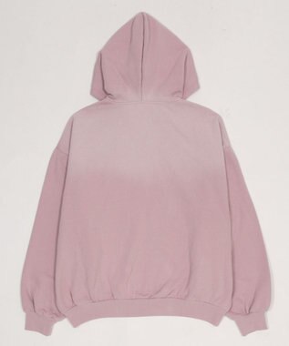 WEGO 【ユニセックス着用ITEM】グラフィックZIPパーカー ピンク