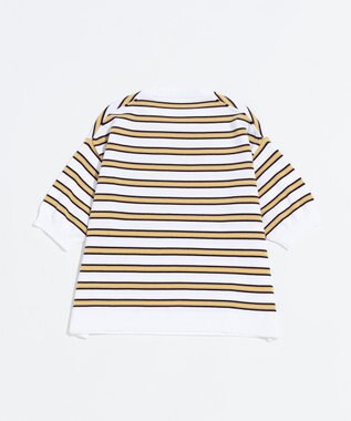 LENO MULTI BORDER KNIT《UNISEX》/ マルチボーダーニット WHITE×YELLOW