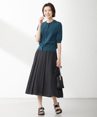 J.PRESS LADIES 【WEB限定カラーあり・セットアイテム】コインケース付き スマホ ポシェット ブラック系