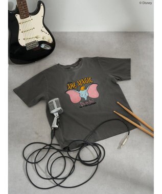 AMERICAN HOLIC フロッキーＰｔフェード加工Ｔ／Ｄｕｍｂｏ Charcoal Gray