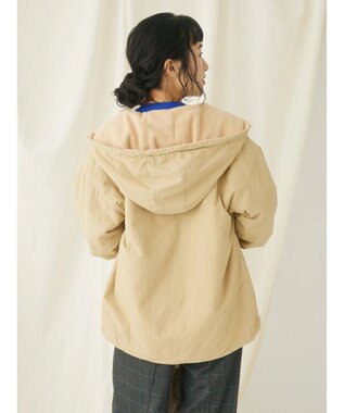 CRAFT STANDARD BOUTIQUE ナイロン×裏フリースリバーシブルブルゾンＬ／Ｓ Beige
