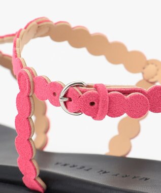 BEIGE， MARY AL TERNA / MOON ストラップサンダル Pink