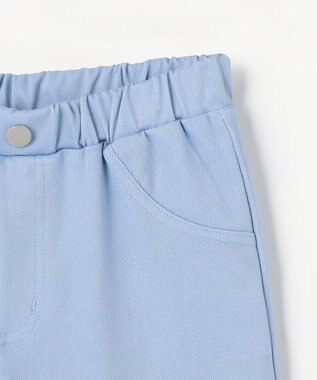 組曲 KIDS 【110-140㎝】ティアードデニムパンツ サックスブルー