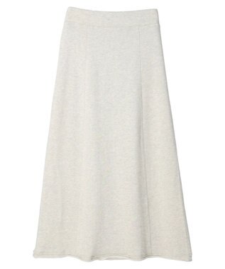CRAFT STANDARD BOUTIQUE カットオフＡライン裏毛スカート Oatmeal