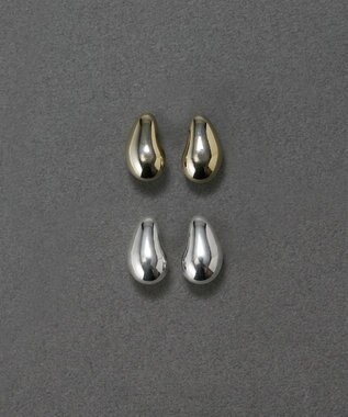 Phoebe 〈金属アレルギー対応〉パフメタルピアス　ゴールド/ニッケルフリー ゴールド