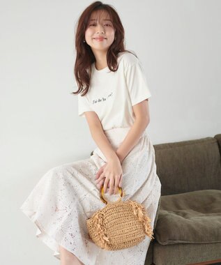 Feroux ロゴプリント Tシャツ ホワイト系