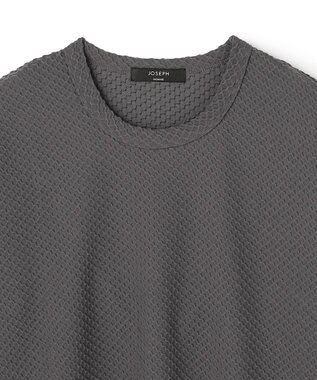 JOSEPH HOMME 【新素材】リュクスジャガード　クルーネック半袖カットソー グレー系