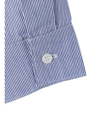 Green Parks リブドッキングカットソーボリュームチュニック Stripe