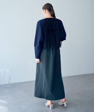 YECCA VECCA 【2点SET】ブルゾンセットキャミワンピース Navy