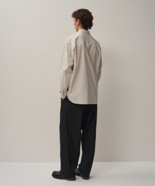 ATON SUVIN BROAD | スタンダードシャツ - UNISEX GRAY