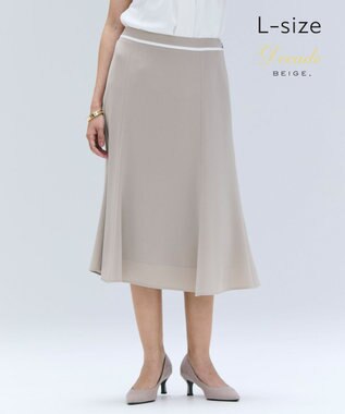 BEIGE， 【洗える・L-size】CINDY / フレアスカート