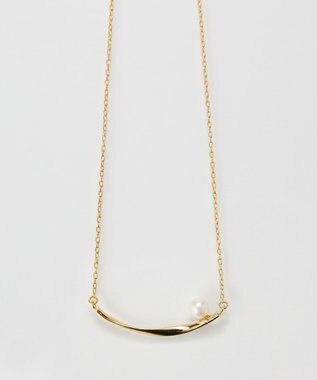 Phoebe <オンワード限定セット>スライヴパールネックレス×フロウラインメタルブレスレット ゴールド