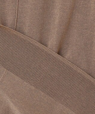 ICB 【洗える】 ウールアセテートハイゲージ ハイネックプルオーバー モカ系