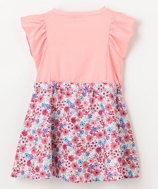 組曲 KIDS 【90-100㎝】サマーフラワー ワンピース ピンク