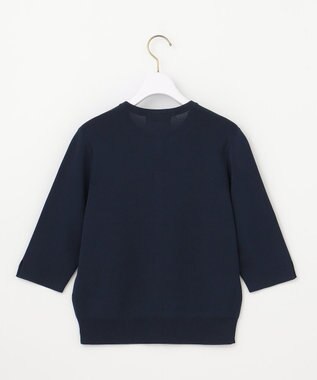 ANY SIS S 【接触冷感・UVカット・洗える】ハーフスリーブ カーディガン ネイビー