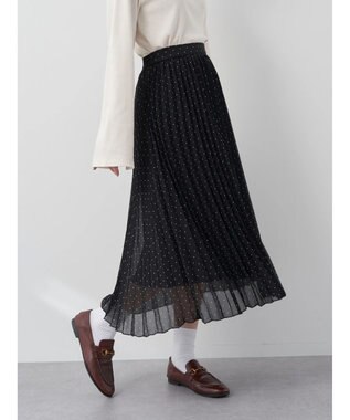 earth music&ecology すきな丈プリーツスカート Dot