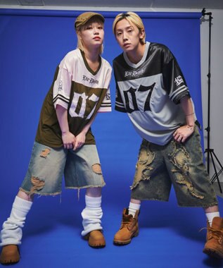 WEGO 【ユニセックス着用ITEM】ナンバリングホッケーT（SS） ピンク