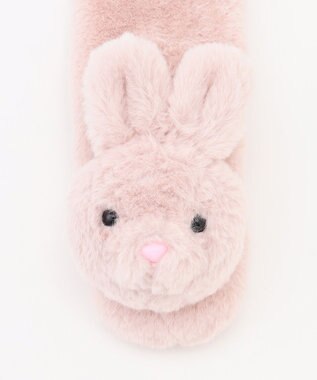 ANY KIDS アニマルマフラー ピンク（ウサギ）