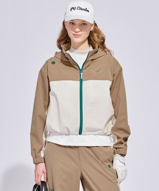 PW CIRCULUS 【花粉がつきにくい】【WOMEN】スプリングジャケット ゴルフウェア レディース ベージュ系