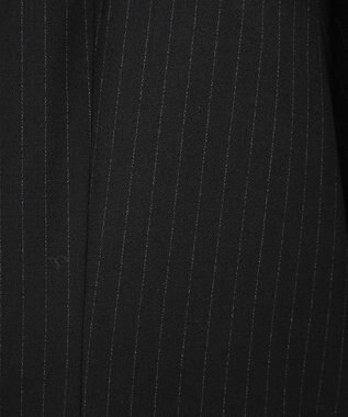 YECCA VECCA 2wayアシメデザインロングジャケット Stripe