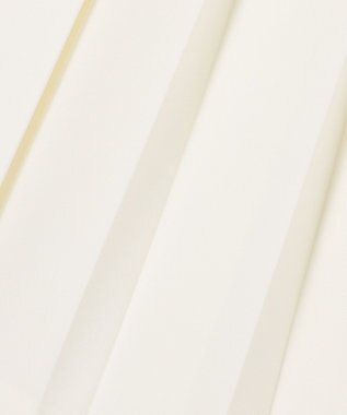 BEIGE， 【セットアップ対応・洗える・BAILA 11月号掲載】ZEPHYR / ウールライクアシンメトリープリーツスカート Ecru