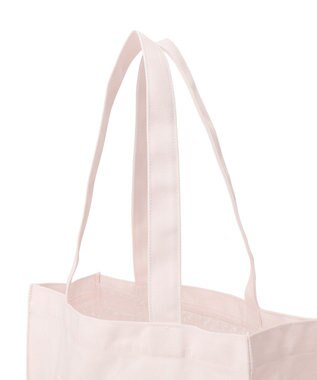 Maison de FLEUR リボンブランドロゴ刺繍スクエアトートバッグ Pink