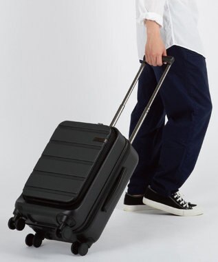 ACE BAGS & LUGGAGE ACE フレットボード フロントオープン スーツケース 機内持ち込み 29L 05431 エース ブラック