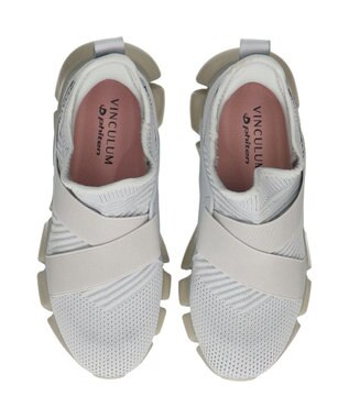 Bridget Birkin 【VINCULUM】エラスティックコラボスニーカー ライトグレー雑材