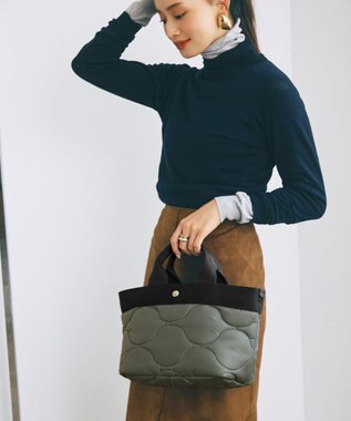 TOPKAPI 【Breath TOPKAPI】RIPPLE リプル キルティング B5 トートバッグ / 撥水 / 軽量 カーキ