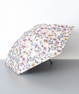 AURORA JILL STUART（ジル スチュアート）ボタニカル押し花オールシーズン傘（折りたたみ・ミニ傘）