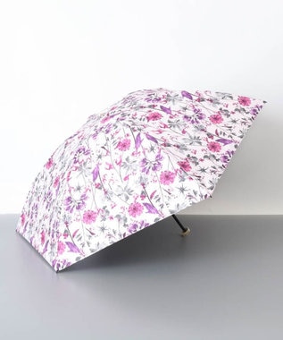 AURORA JILL STUART（ジル スチュアート）ボタニカル押し花オールシーズン傘（折りたたみ・ミニ傘）