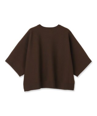 UNFILO 【一部店舗限定】BEAUTY FORM KNIT ハーフスリーブ ブラウン